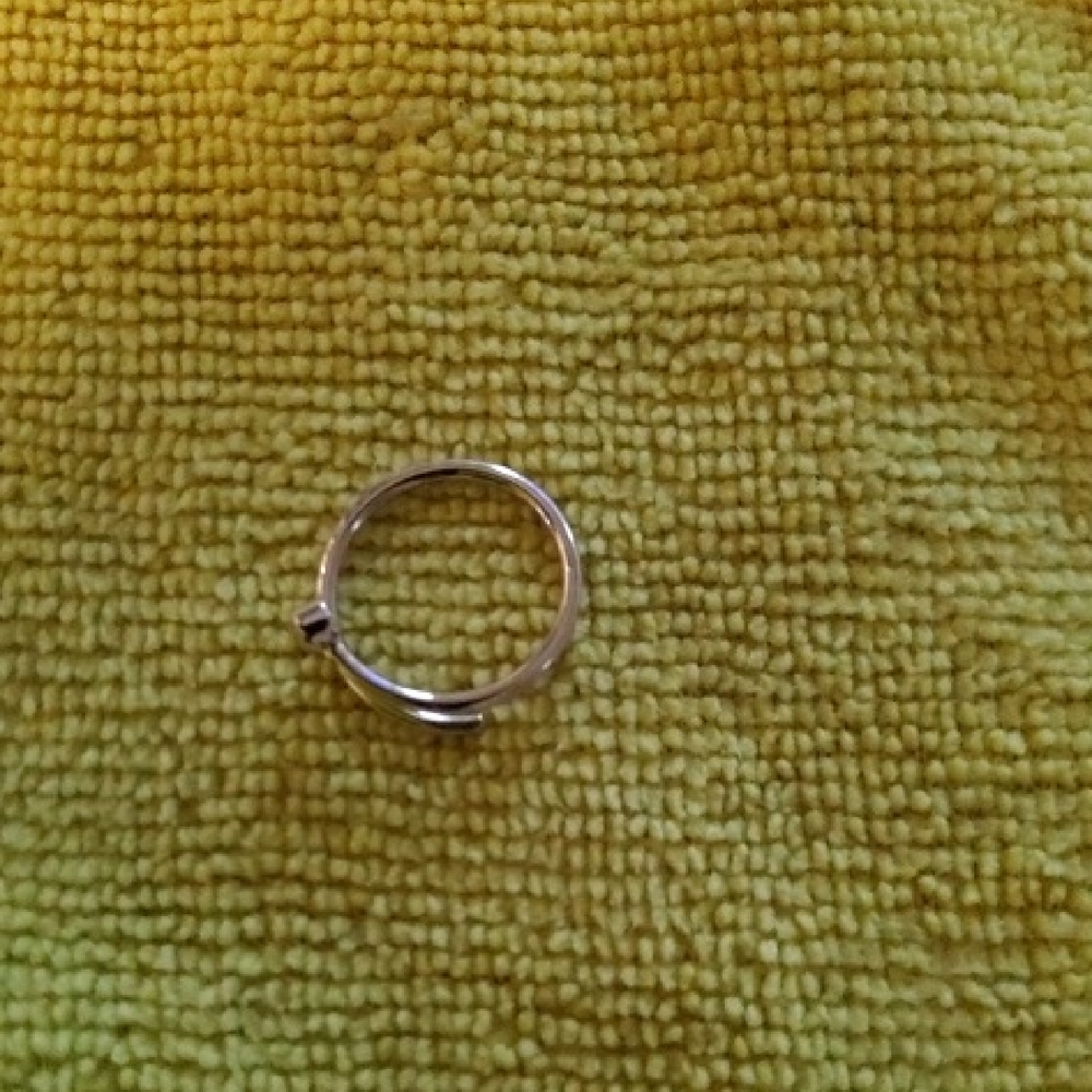 Shiffon Adjustable Elegant Silver Ring - image 1